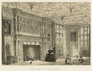 Sala de estar, Loseley, cerca de Guildford, Surrey