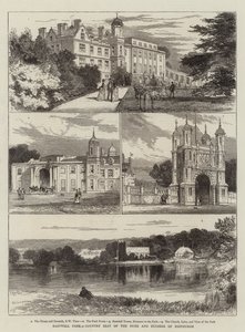 Eastwell Park, residencia de campo del Duque y la Duquesa de Edimburgo de Joseph Nash