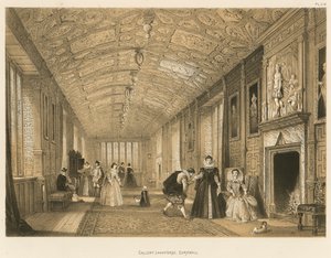 Galería, Lanhydroc, Cornualles de Joseph Nash