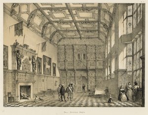Hall, Hatfield, Herts de Joseph Nash