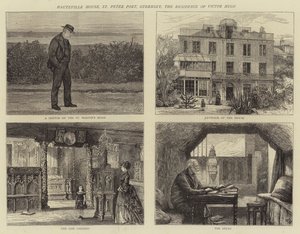 Casa Hauteville, St Peter Port, Guernsey, la residencia de Victor Hugo de Joseph Nash