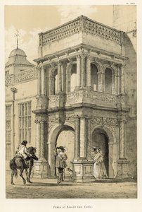 Pórtico en Audley End, Essex de Joseph Nash