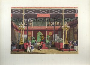Exposición Rusa interior durante la Gran Exposición en 1851