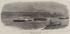 El primer regimiento de Staffordshire en camino a Wady Halfa de Joseph Nash