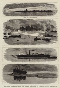 Las recientes operaciones de minería submarina y torpedos en Langston Harbour, Portsmouth