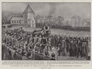 Traslado de los restos del Príncipe y la Princesa Bismarck al Mausoleo de Friedrichsruh de Joseph Nash