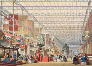 Vista de la Gran Exposición de 1851: Nave británica, 1854