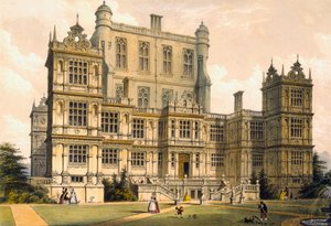 Wollaton Hall, Nottinghamshire, 1600, ilustración de 