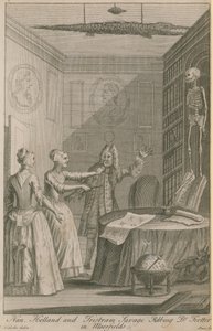 Nan Holland y Tristram Savage robando al Dr. Trotter en Moorfields de Joseph Nicholls