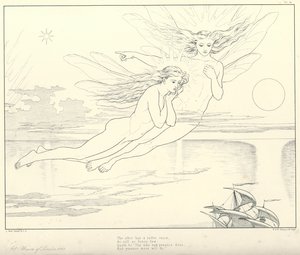 Ilustración para La Balada del Viejo Marinero de Coleridge de Joseph Noel (after) Paton