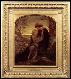 Encuentro de amantes de Joseph Noel Paton