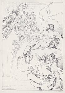 Prometeo liberado, Acto I de Joseph Noel after Paton