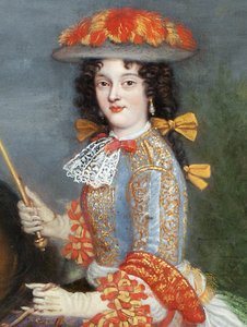 Parrocel - Marie Anne Mancini - castillo de Skokloster (recortado-editado) de Joseph Parrocel