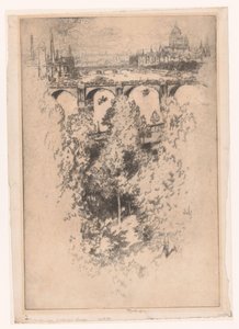 Londres sobre el puente de Waterloo (título sobre el objeto)