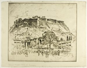 Atenas antigua, medieval y moderna, la mezquita de Joseph Pennell