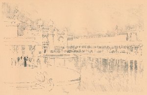 Auto-litografía de J. Pennell, c1877-1898, 1898
