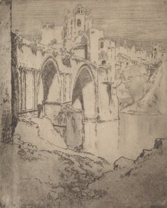 Puente de San Juan de los Reyes, Toledo de Joseph Pennell