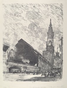 Estación Broad St. de Joseph Pennell