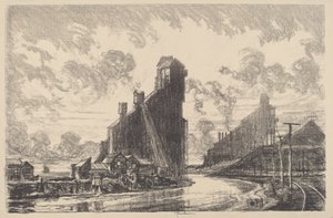 Rompedor de Carbón en el Río, 1910