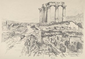 Corinto, hacia el golfo, 1913 de Joseph Pennell