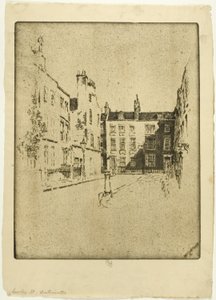 Calle Cowley, Westminster de Joseph Pennell