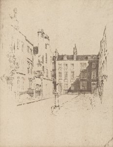 Cowley Street, Westminster, 1906 de Joseph Pennell