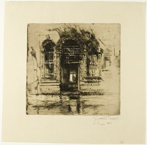 Puerta, Venecia de Joseph Pennell