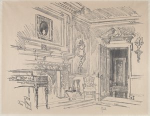 Sala de Dibujo en Cliveden de Joseph Pennell