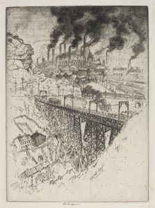 Obras de Edgar Thomson, Bessemer de Joseph Pennell