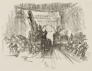 Trabajo de guerra inglés: Listos para la guerra de Joseph Pennell