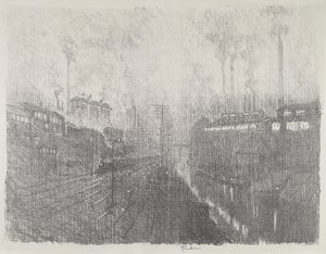 Tarde en el País de las Municiones, 1916 de Joseph Pennell