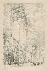 Edificio Flatiron, 1904 de Joseph Pennell