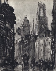 Fleet Street de Joseph Pennell