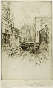 Calle Cuarenta y Dos de Joseph Pennell
