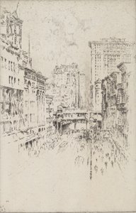 Calle Cuarenta y Dos, 1904 de Joseph Pennell