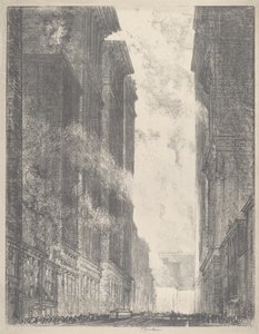 Cuarta Avenida, 1910 de Joseph Pennell