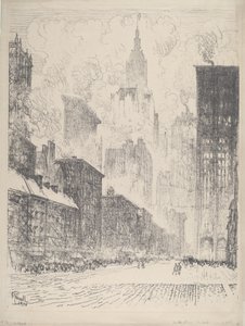 Desde Fulton Street de Joseph Pennell