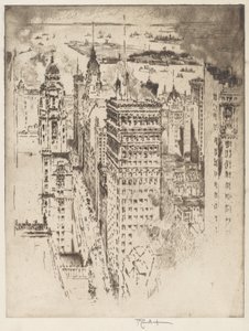 Cornisa Dorada, No.II de Joseph Pennell