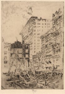 Hoyo en el suelo de Joseph Pennell