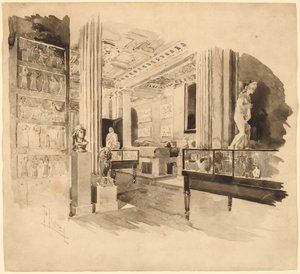 Interior, Museo Fitzwilliam de Joseph Pennell