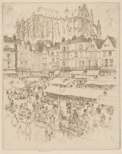 La Plaza, Beauvais de Joseph Pennell