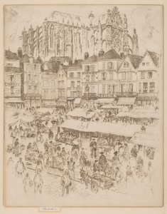 La Plaza, Beauvais de Joseph Pennell