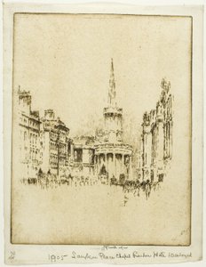 Capilla de Langham Place de Joseph Pennell