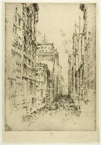 Broadway inferior de Joseph Pennell