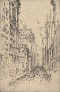 Lower Broadway, 1904 de Joseph Pennell