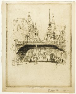 Ludgate Hill de Joseph Pennell