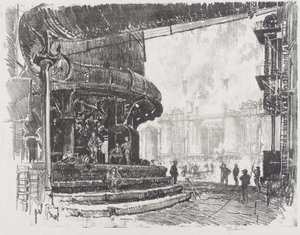 La fabricación de arrabio: la base de los altos hornos de Joseph Pennell