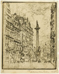 Avenida Northumberland de Joseph Pennell