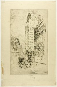 Park Row de Joseph Pennell