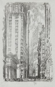 Pine Street, #6 en la colección Iconphile Club de Joseph Pennell